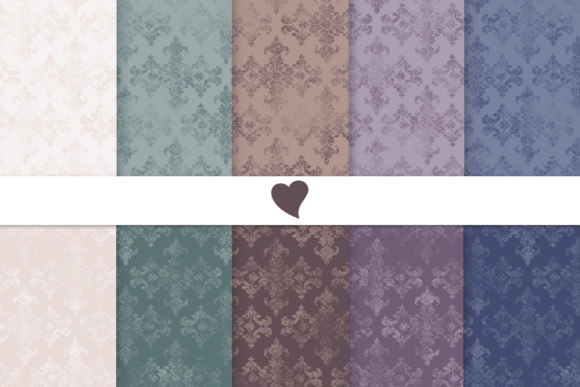 Download Moody Tones Damask Seamless Pattern - Moody tones Collection