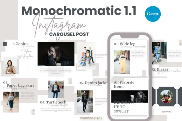 Download Fashion Blogger Instagram Carousel Post - Fashion blogger Collection