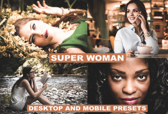 Download Mobile and Desktop Presets Super Woman - Mobile and desktop presets Collection