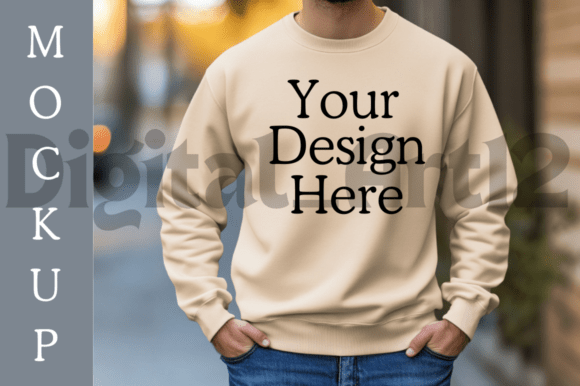 Download Gildan Sweatshirt Mockup Design - Premium Bundle